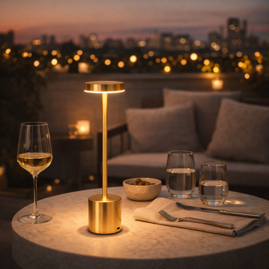 LED desk lamp with touch sensor