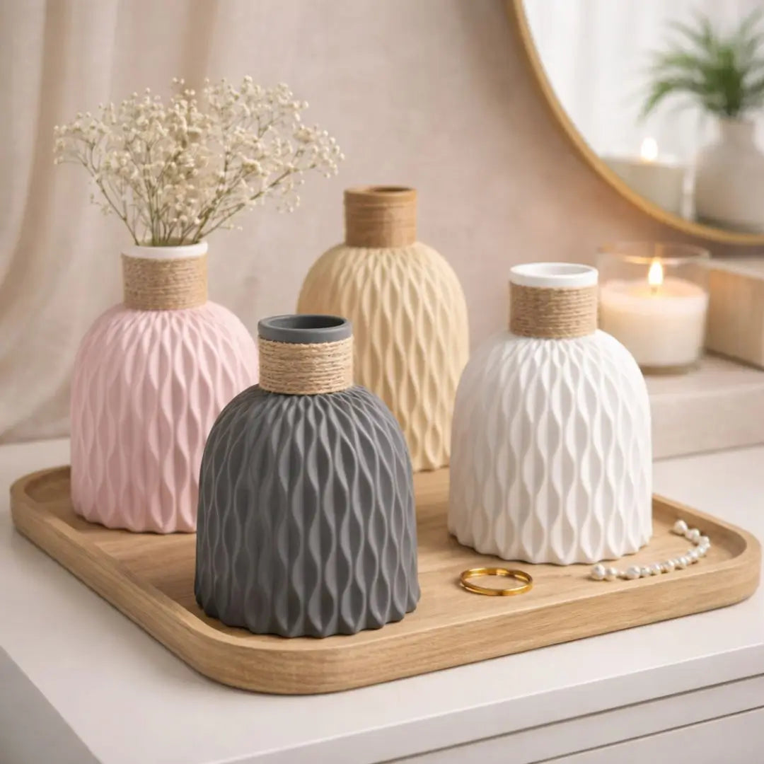 Aurora Textured Decorative Vase